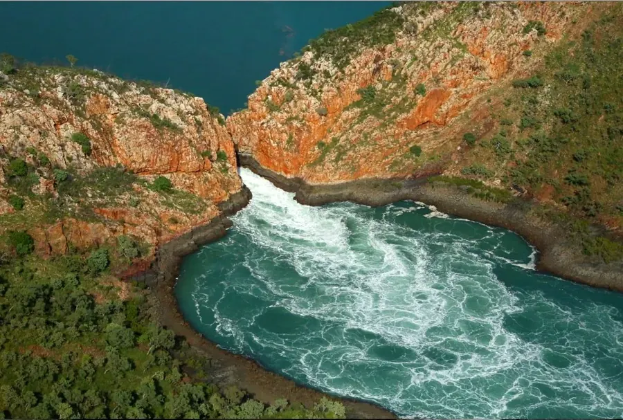 Les Horizontal Falls, cascade horizontale créée par les marées