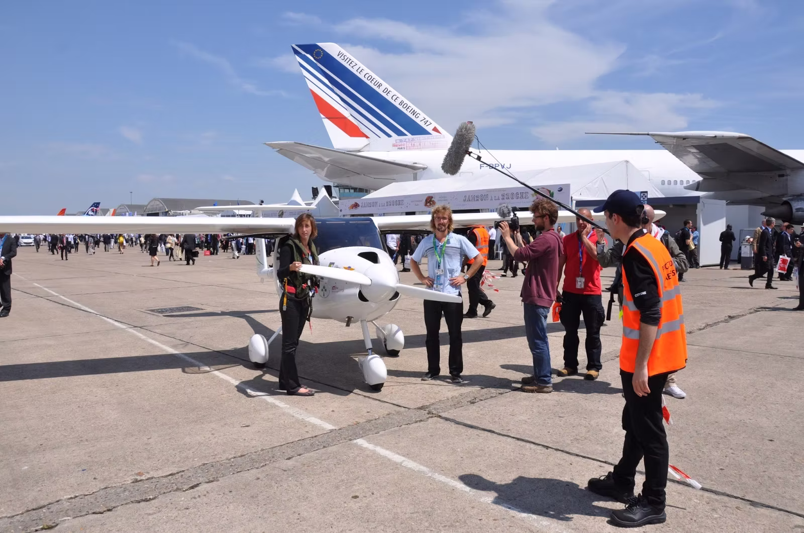 Arrivée au Bourget