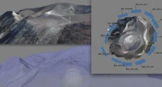 Résultats de photogrammétrie