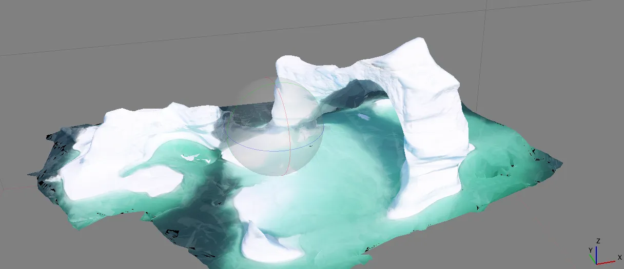 Iceberg 3D model
