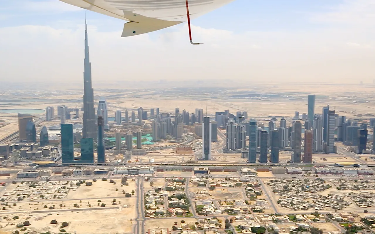 Artificial islands from the air